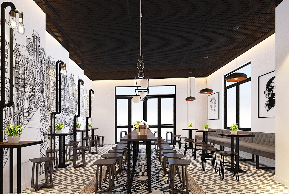 Định hướng phong cách thiết kế quán cafe cho giới trẻ