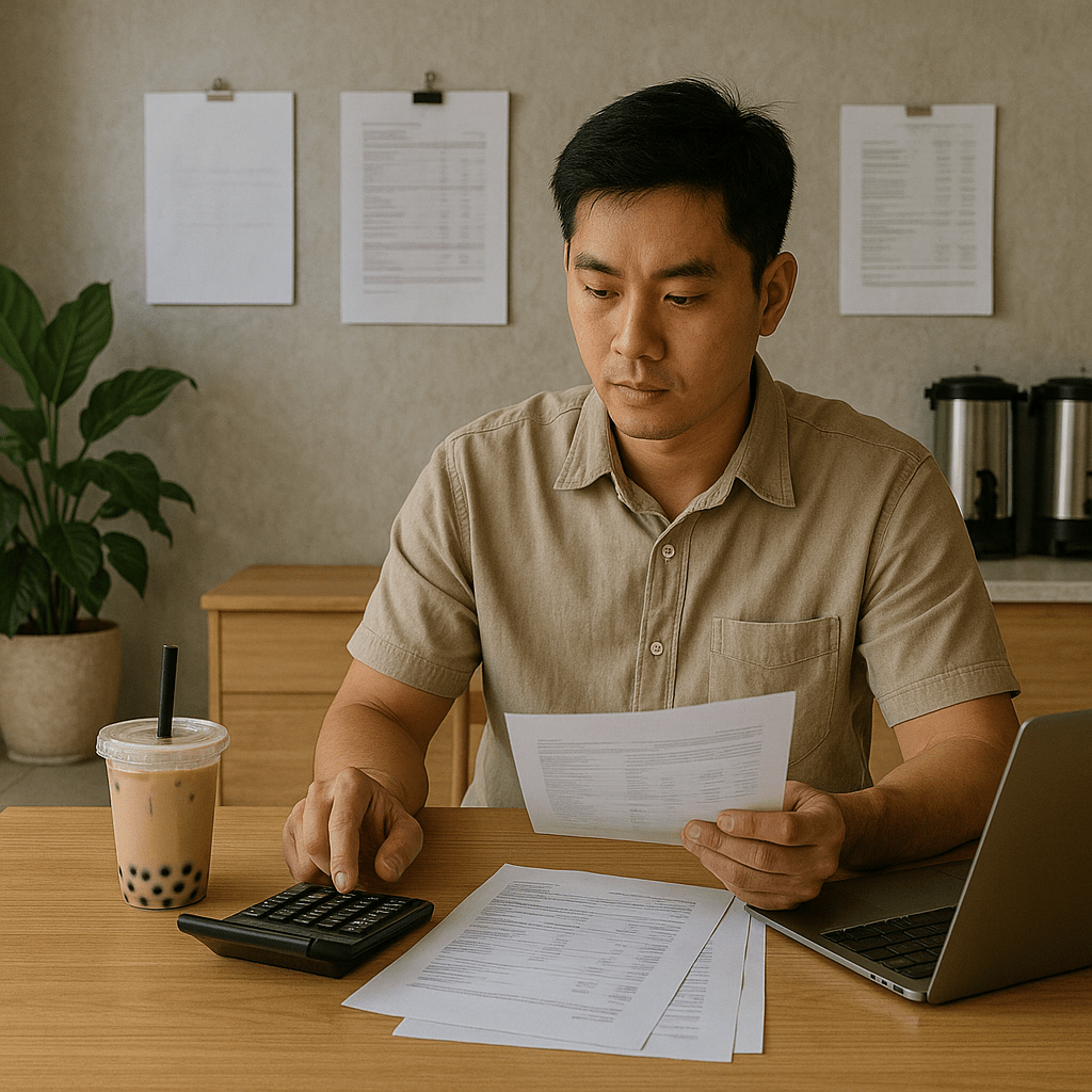 Dự trù vốn và chi phí mở quán trà sữa
