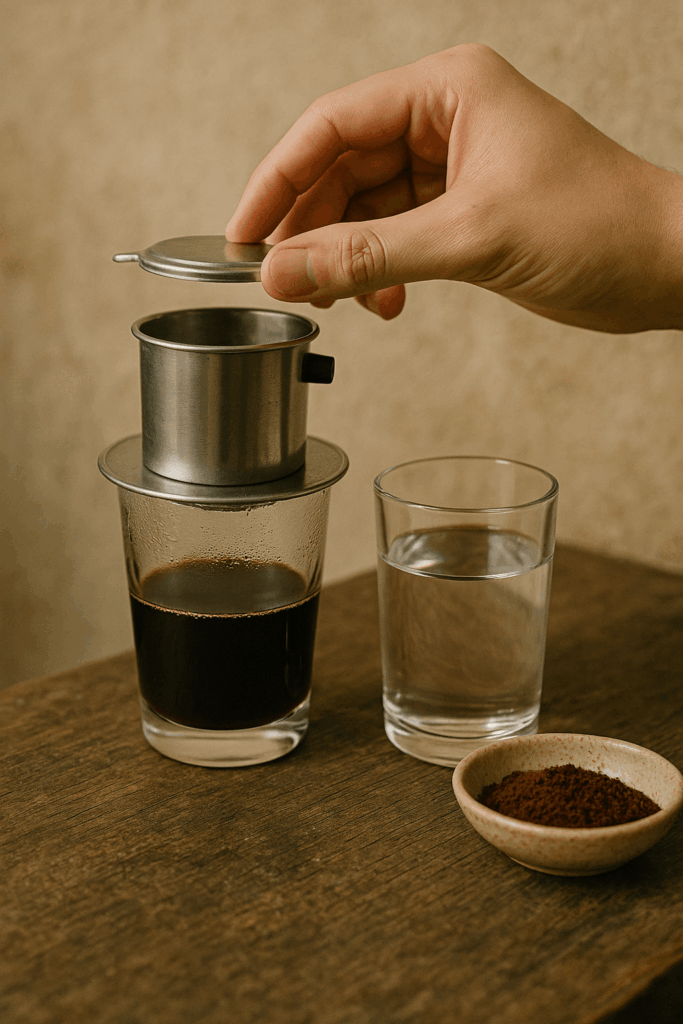 Pha cafe phin thật đậm đà
