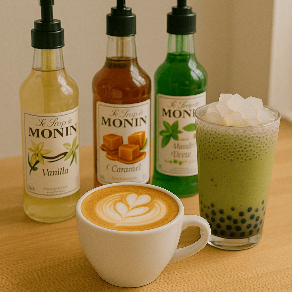 Thêm Hương Vị Độc Đáo Bằng Syrup và Topping