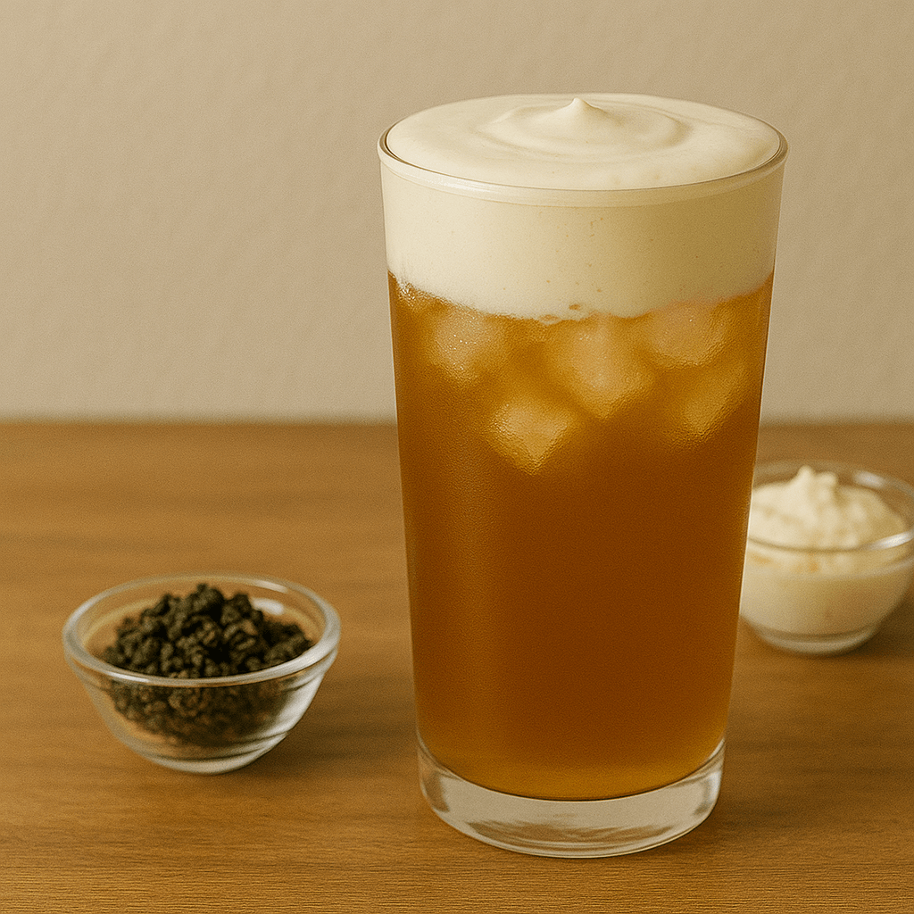 Trà sữa ô long kem cheese béo mặn