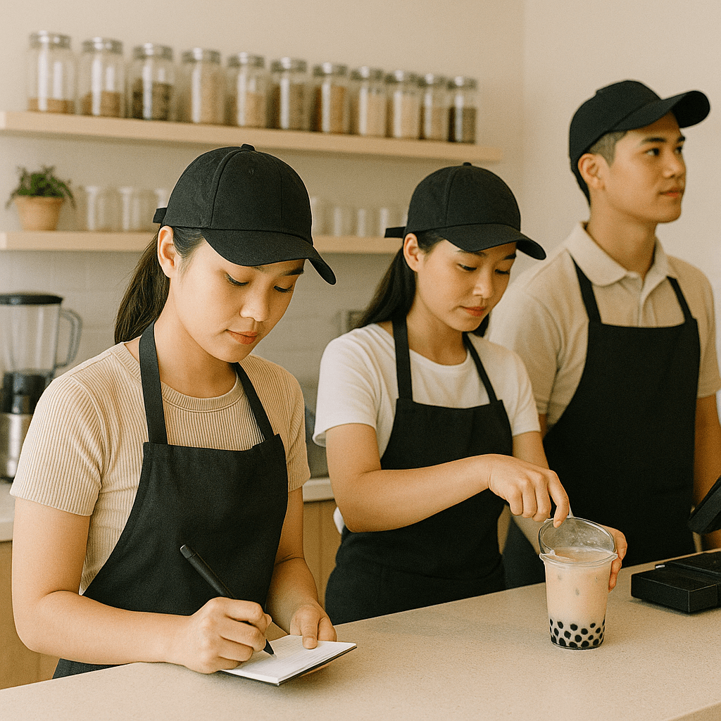 Vận hành quán và tuyển nhân sự ban đầu
