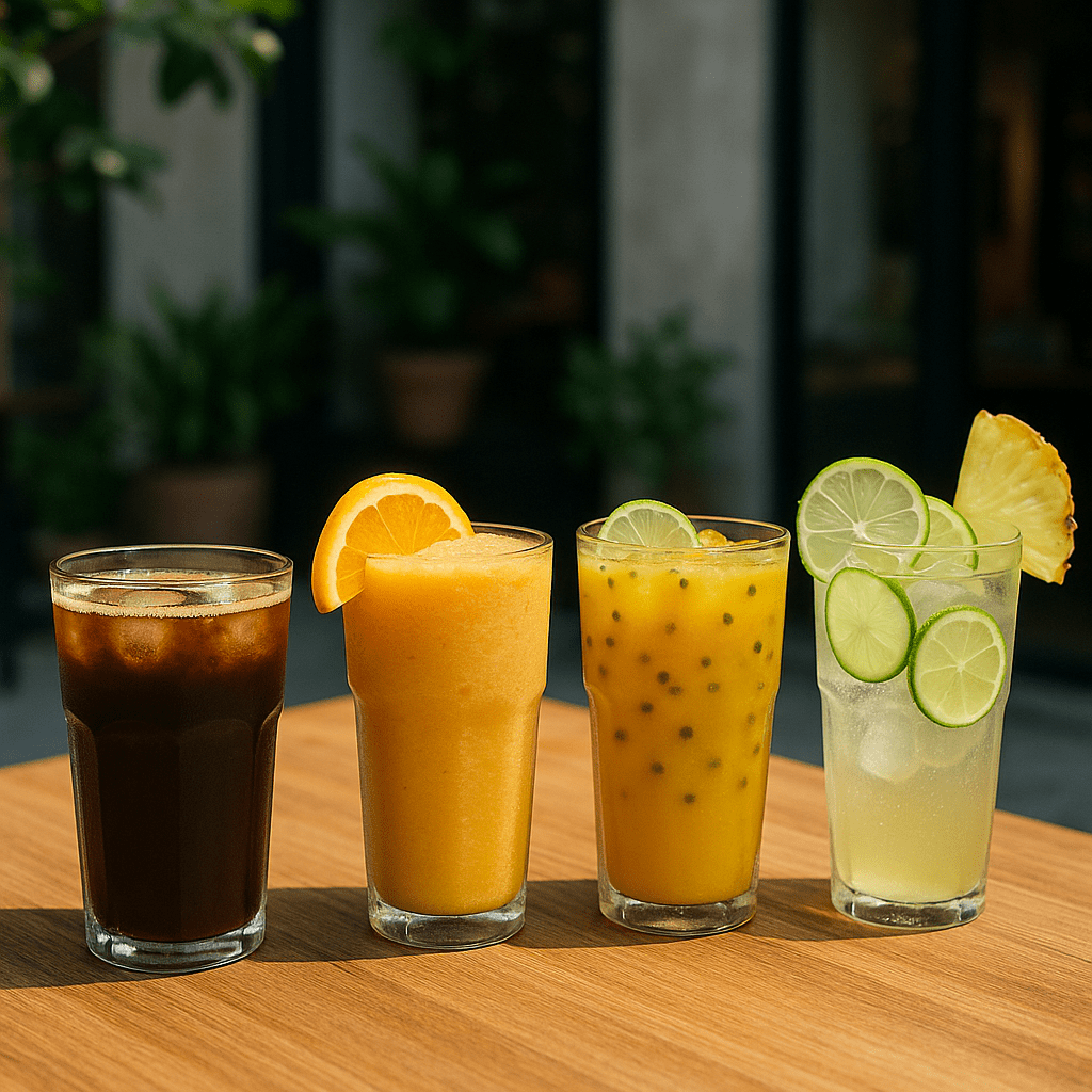 Tiêu chí xây dựng menu quán cafe mùa hè