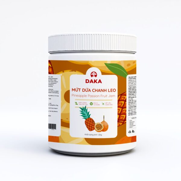 MỨT DỨA CHANH LEO DAKA - HƯƠNG VỊ TỰ NHIÊN, NHIỀU THỊT QUẢ