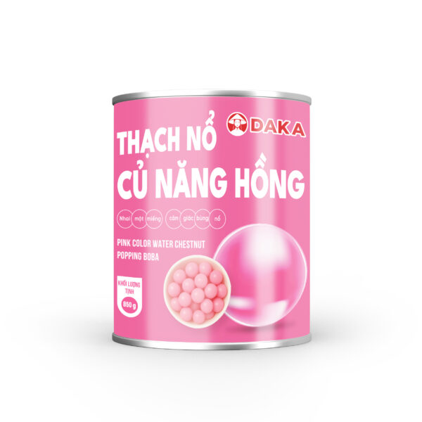 THẠCH NỔ CỦ NĂNG HỒNG DAKA - THƠM NGON, MỚI LẠ